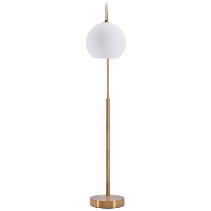 Arc Brass Floor Lamp