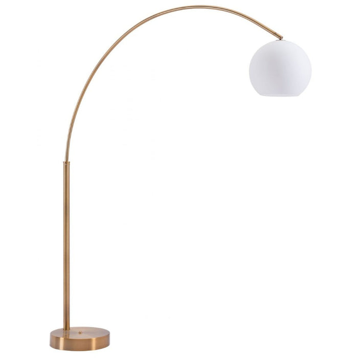 Arc Brass Floor Lamp