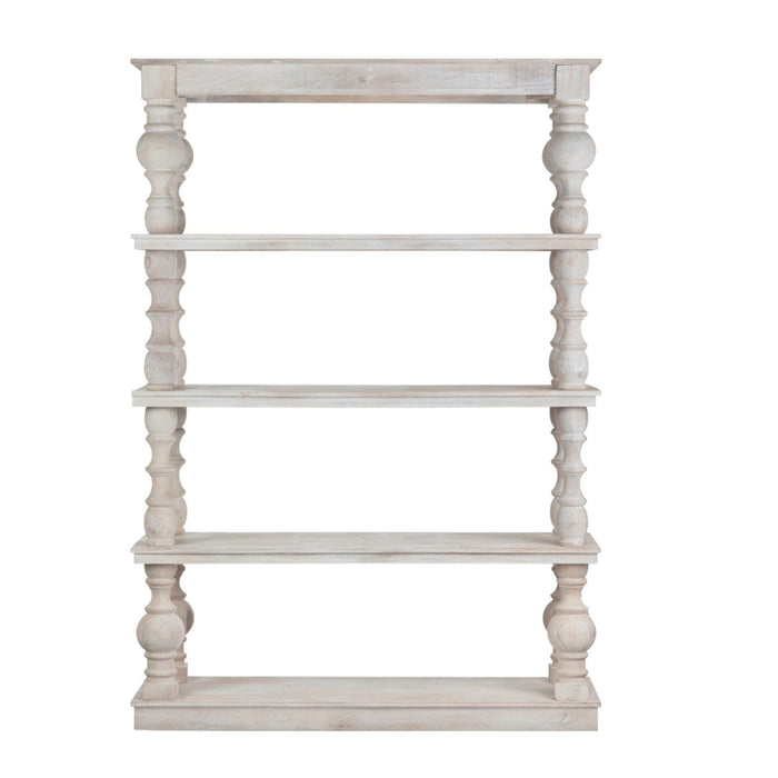 Harvest Whitewash Wooden Shelf