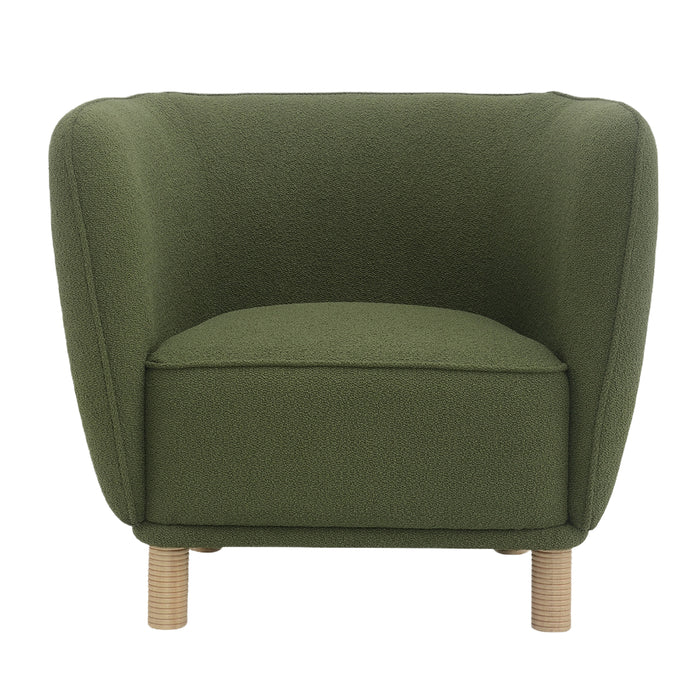 Olive High Back Accent Chair