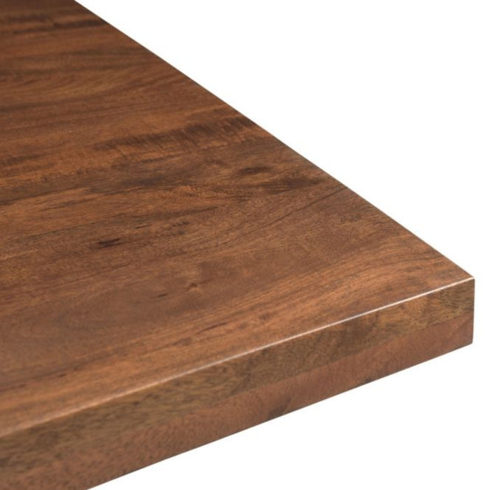 Honey Brown Slab Legged Dining Table