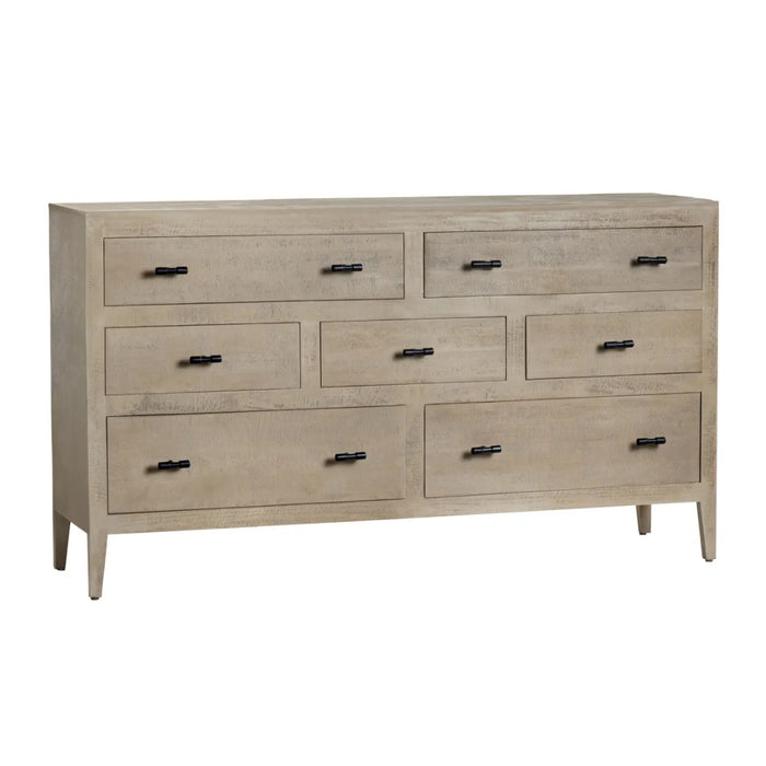 Natural Multi-Drawer Chest in a Wooden Gray