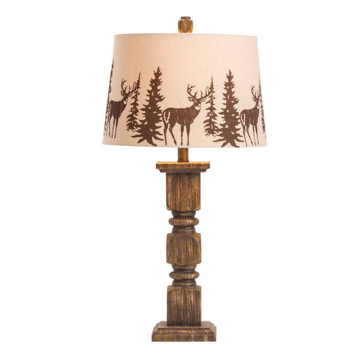 Rustic Woods Table Lamp - Set