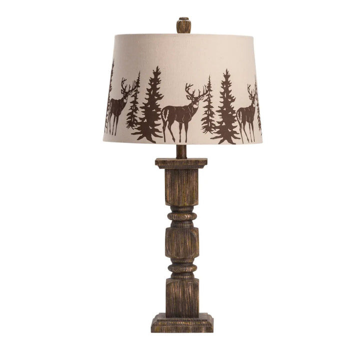 Rustic Woods Table Lamp - Set