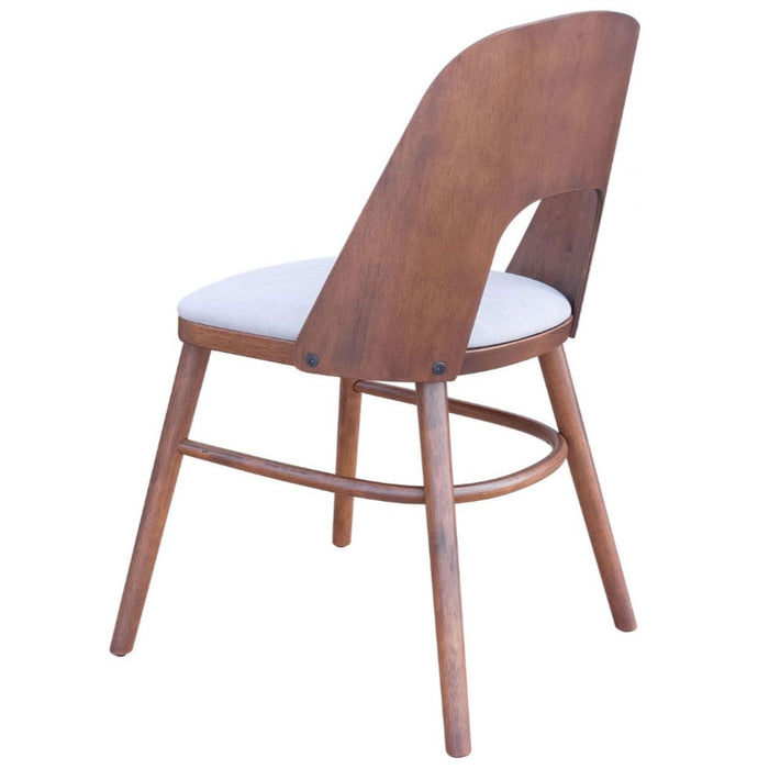 Modern Wood Veneer Walnut Dining Chair