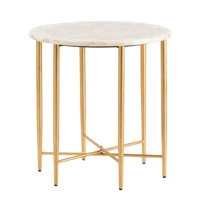 Round Six Legs Accent Table