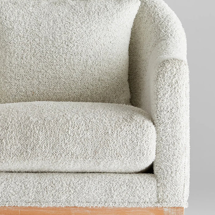 Boucle Cream Accent Chair