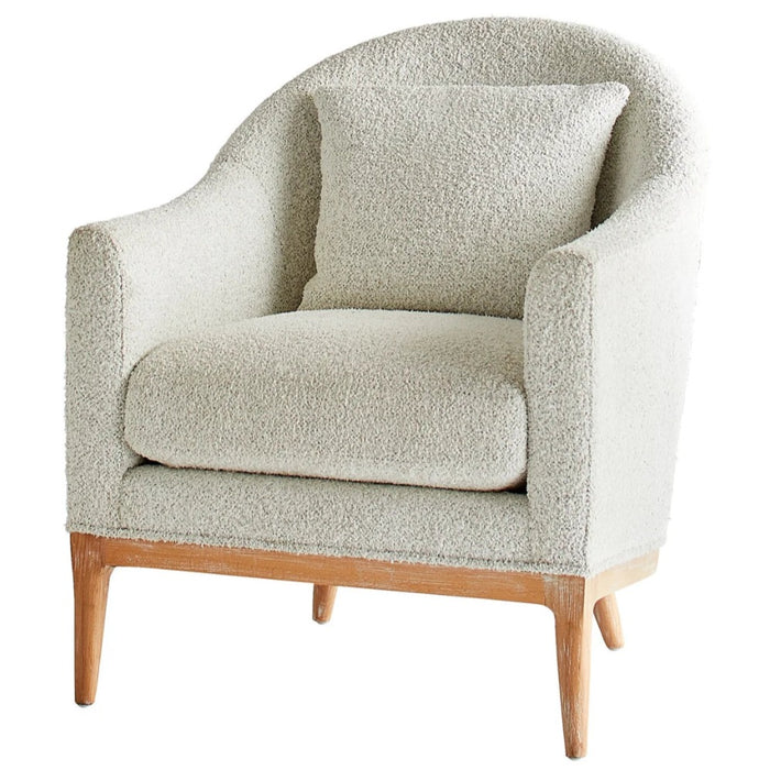 Boucle Cream Accent Chair