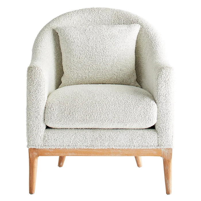 Boucle Cream Accent Chair