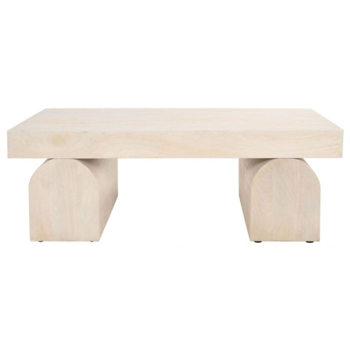 Natural White Washed Coffee Table