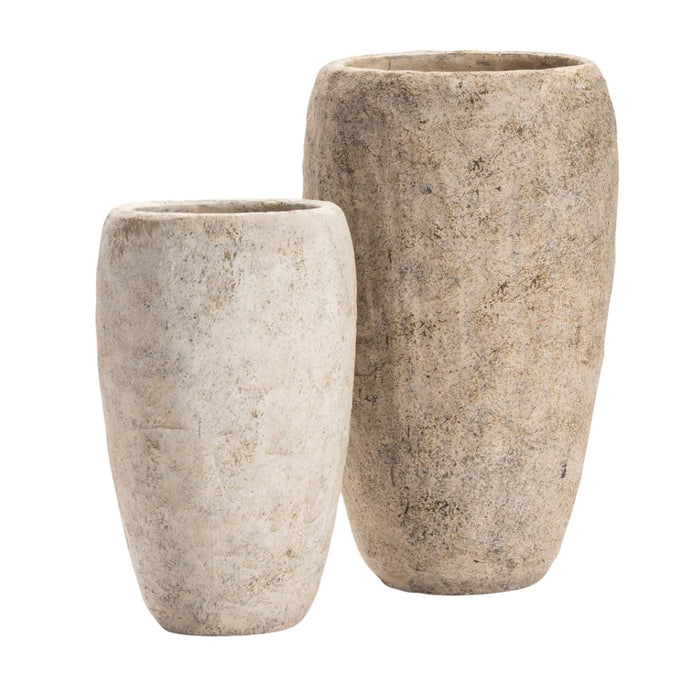 Gray Wash Vases