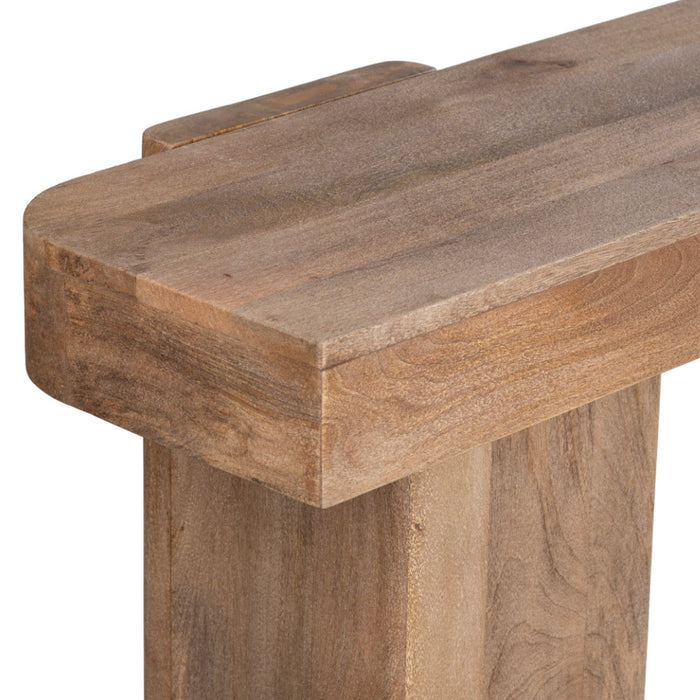 Rustic Dimensional Console Table