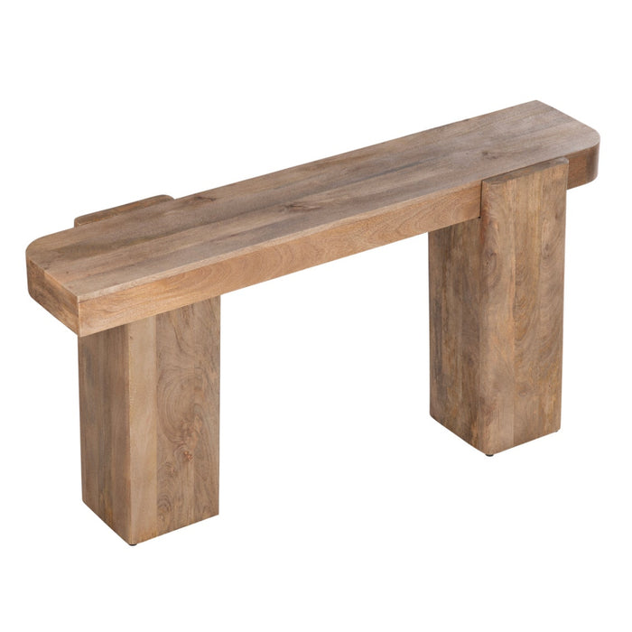 Rustic Dimensional Console Table