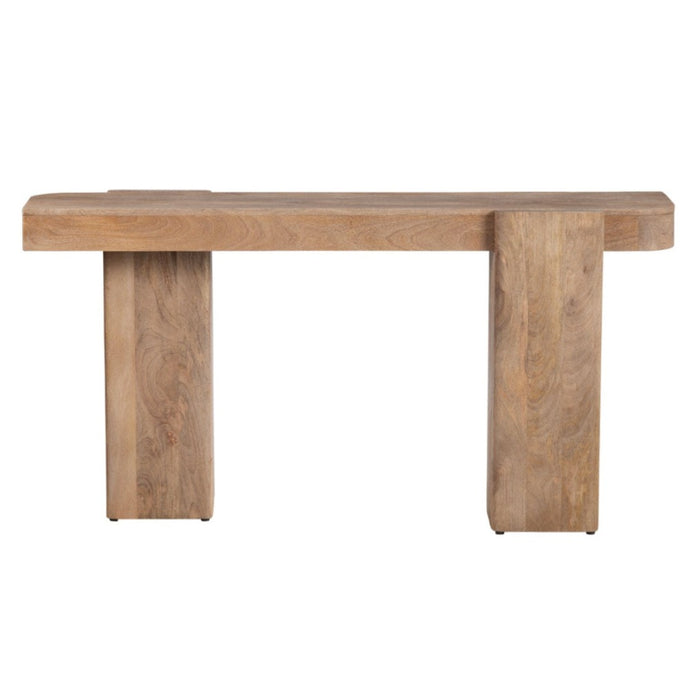 Rustic Dimensional Console Table