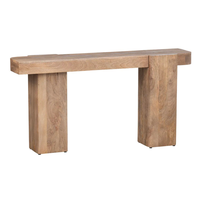 Rustic Dimensional Console Table