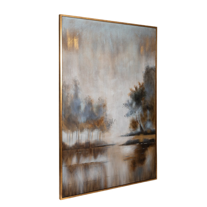 Lake View Oil Painting Wall Art