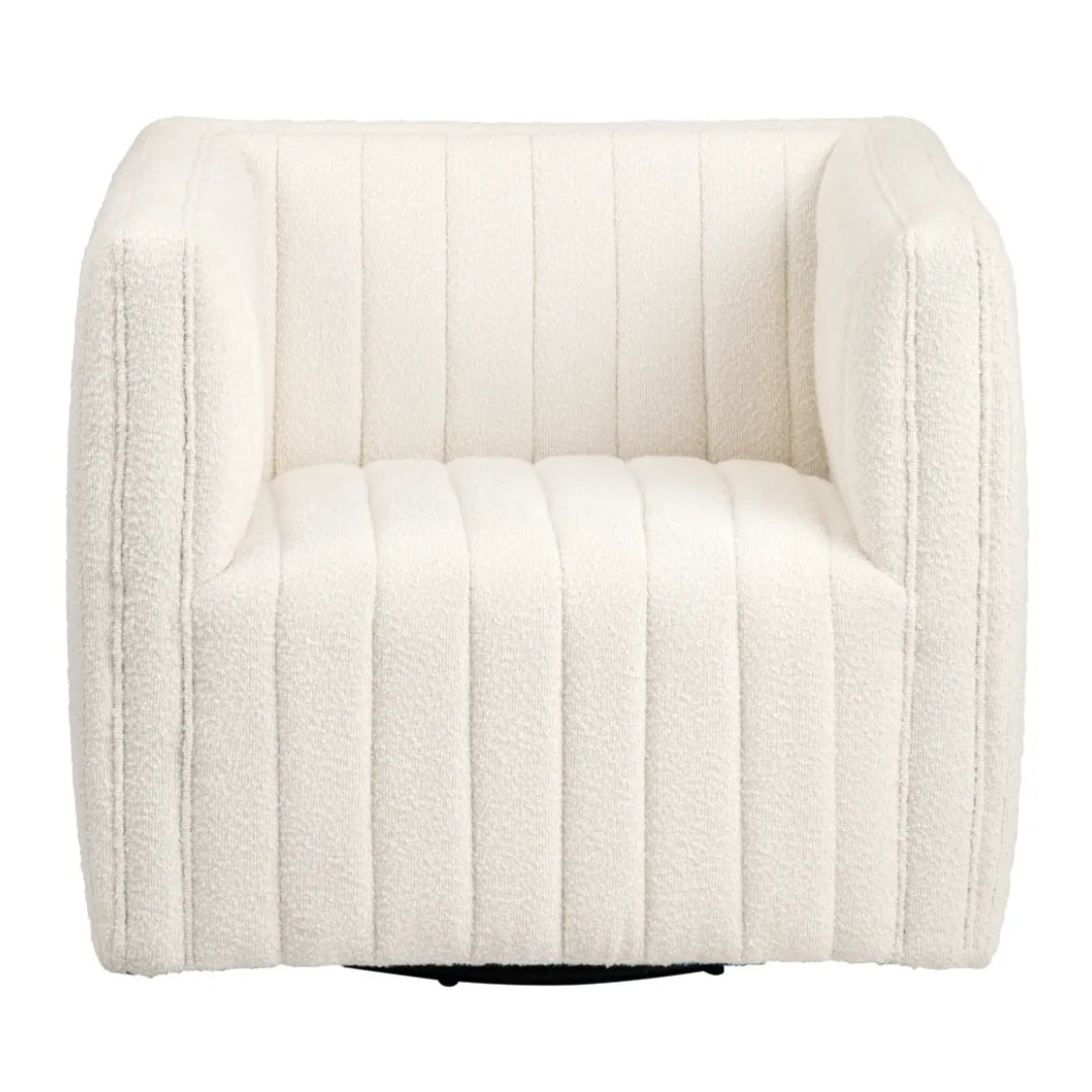 Modern Transitional White Accent Chair