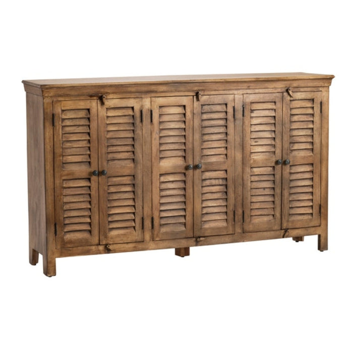 Brown Shutter Door Sideboard