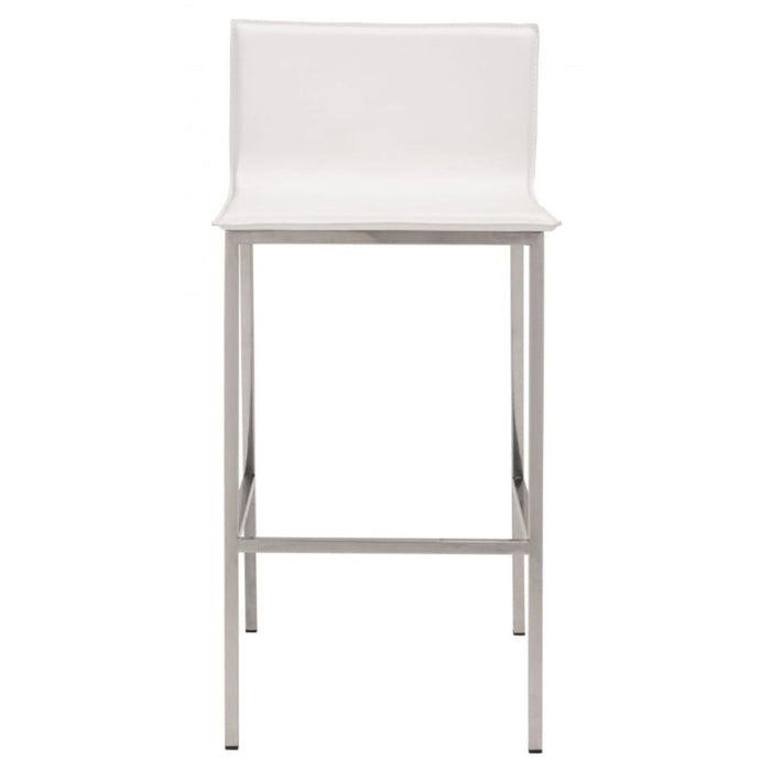 Silver White Barstool