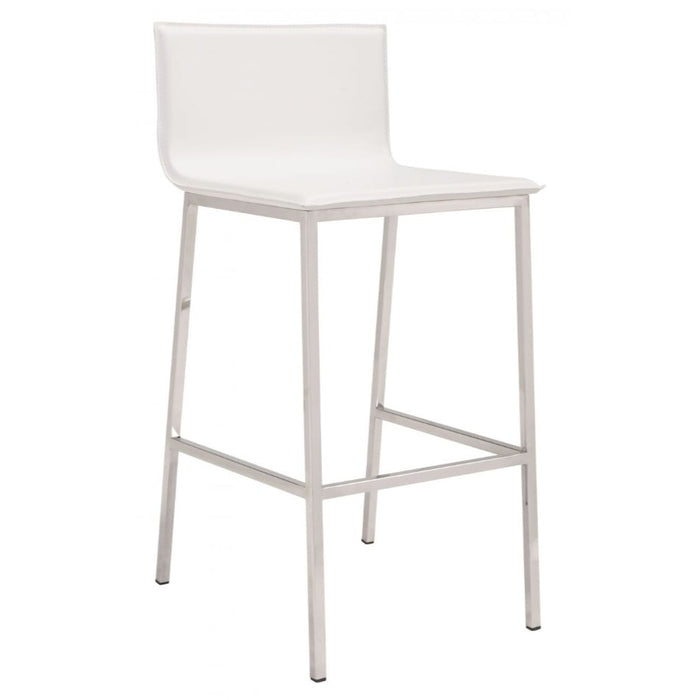 Silver White Barstool