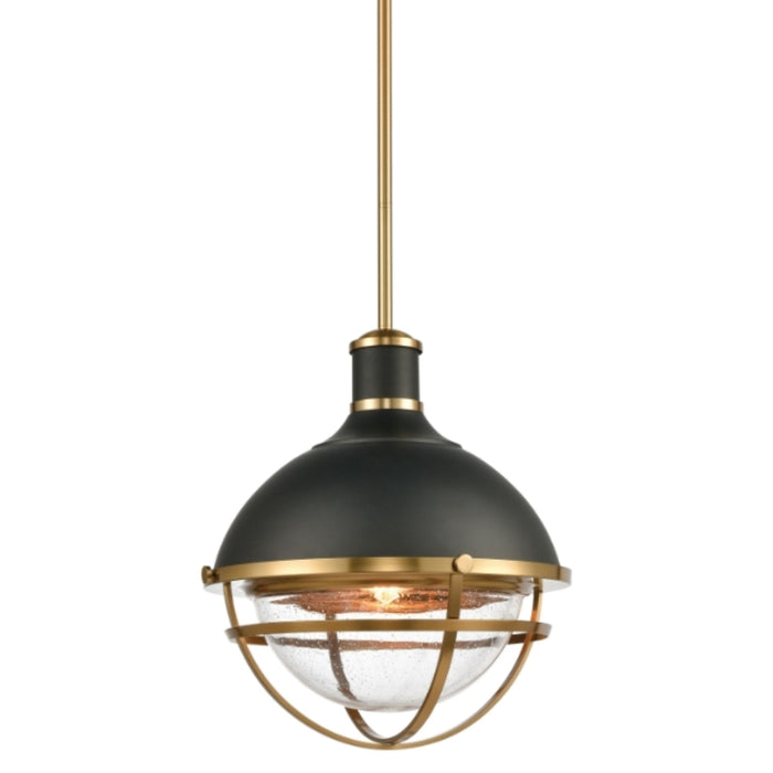 Matte Black Dome Pendant Light