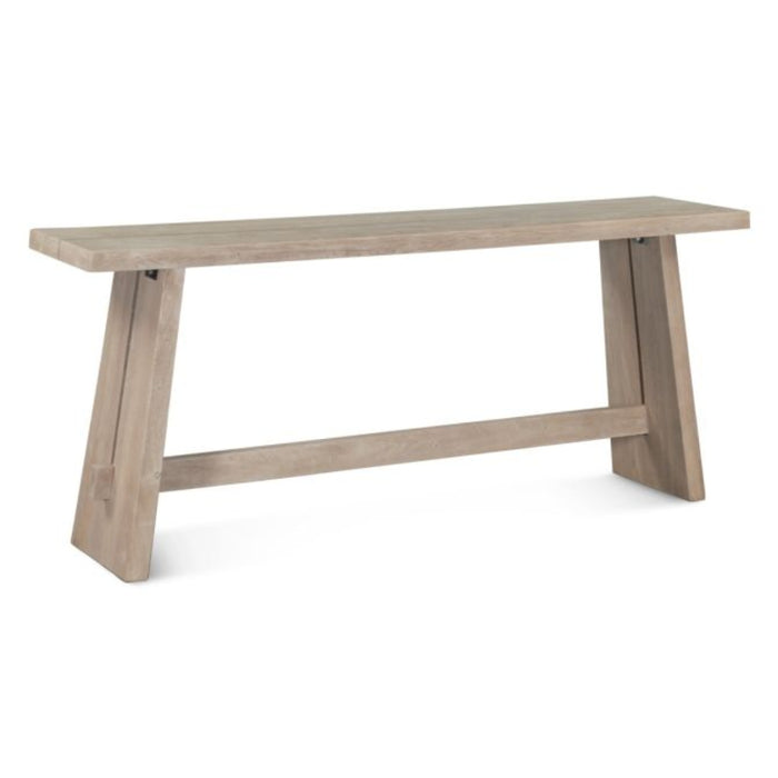 Matte Driftwood Console Table