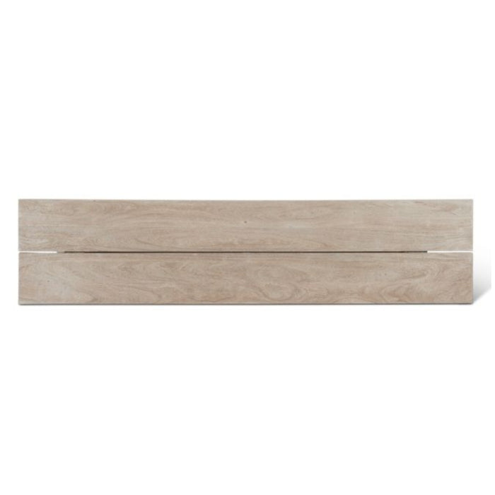 Matte Driftwood Console Table