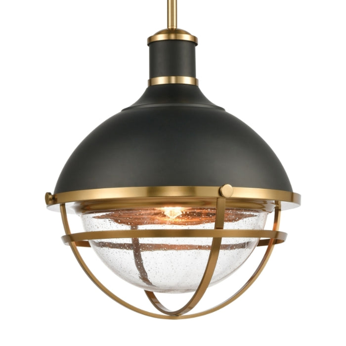 Matte Black Dome Pendant Light