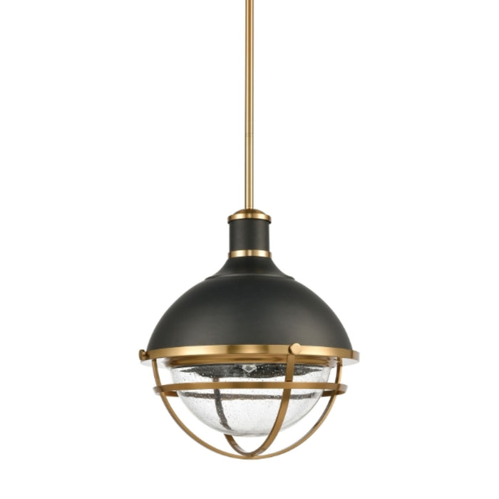 Matte Black Dome Pendant Light