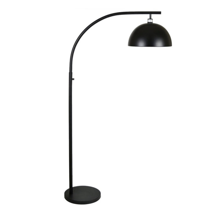 Black Metal Arched Floor Lamp