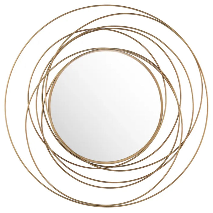 Gold Swirly Nest Wall Mirror