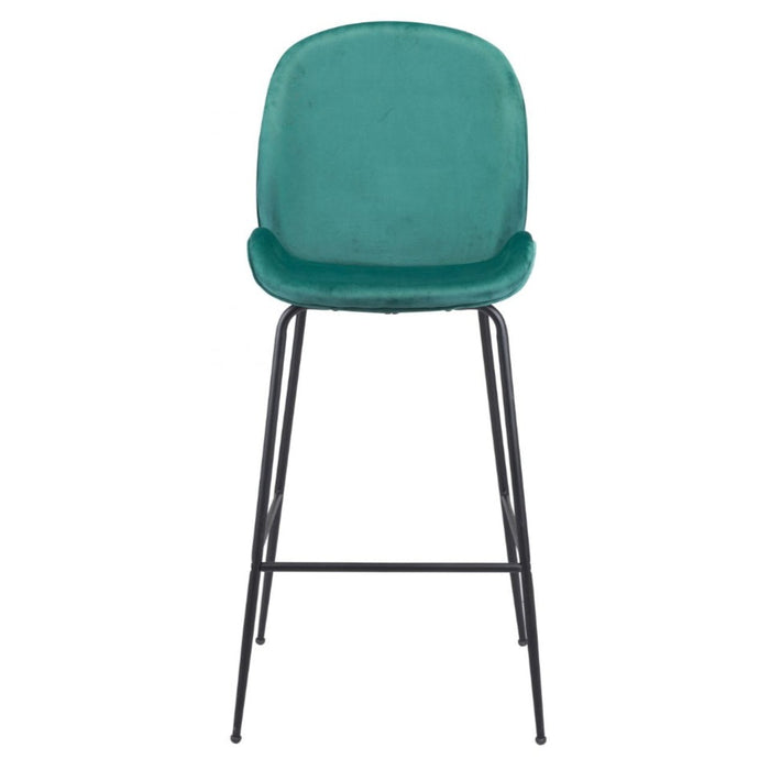 Boho Chic Green Barstool