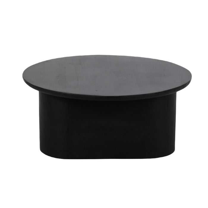 Black Oval Leg Coffee Table