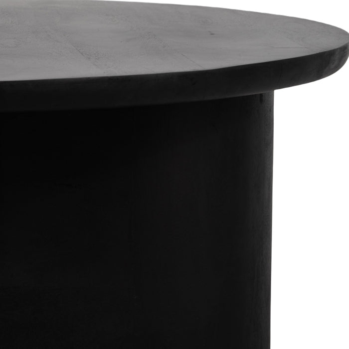 Black Oval Leg Coffee Table