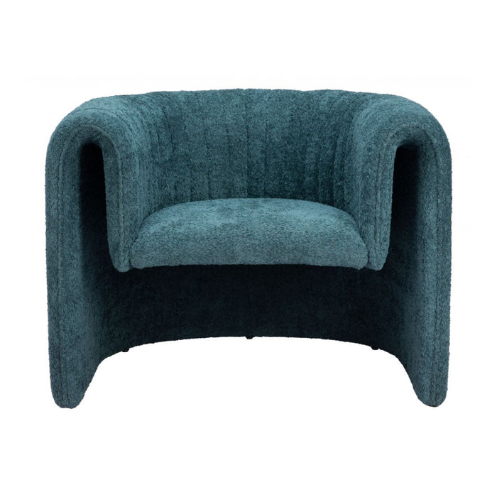 Modern Aquamarine Accent Chair