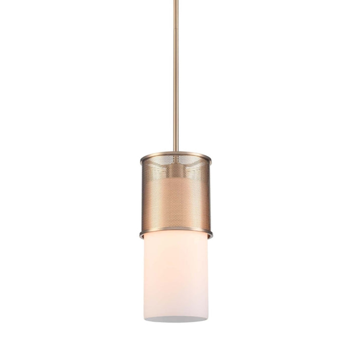 Modern Brushed Gold Pendant Light