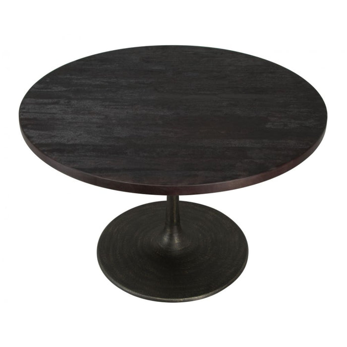 Modern Round Black Dining Table