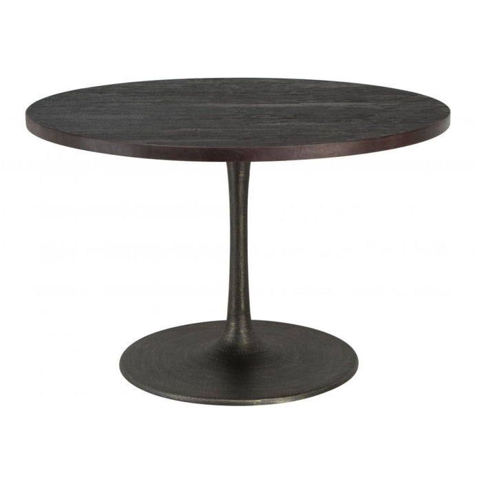 Modern Round Black Dining Table