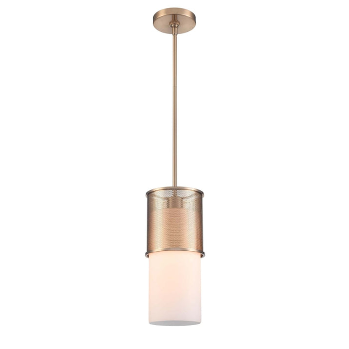 Modern Brushed Gold Pendant Light