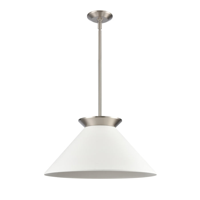 Modern White Cone Pendant Light