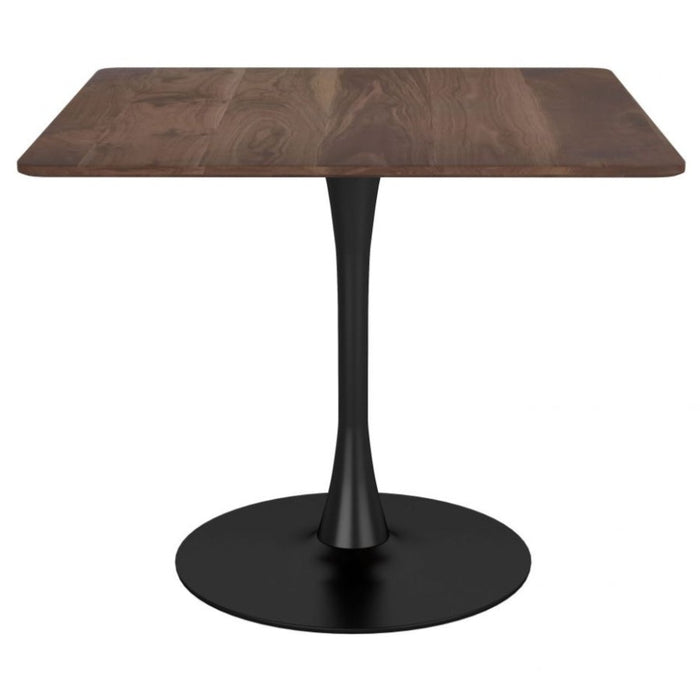 Brown Faux Wood Dining Table