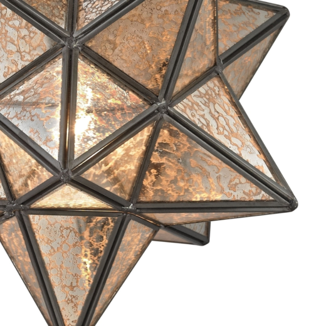 Moravian Star Flush Mount Ceiling Light