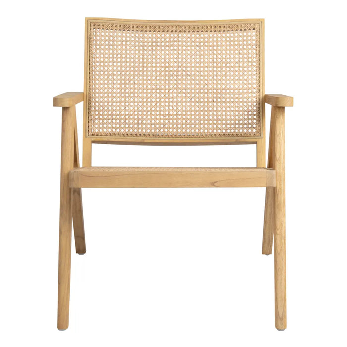 Natural Coastal Accent Chair