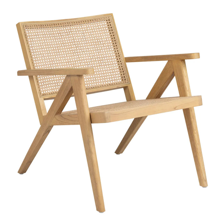 Natural Coastal Accent Chair