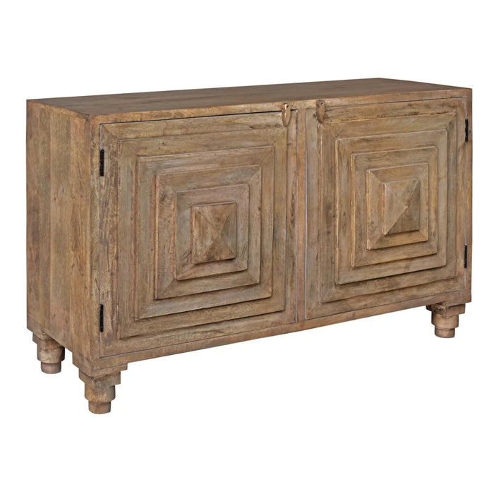 Natural Geometric Manor Sideboard