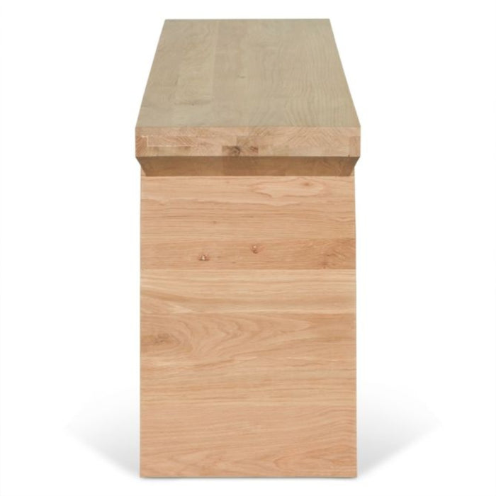 Modern Natural Oak Console Table