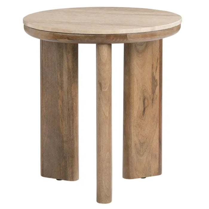 Mason Organic Round Accent Table