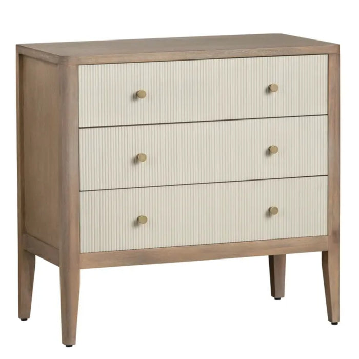 Natural Two Toned Drawer Chest