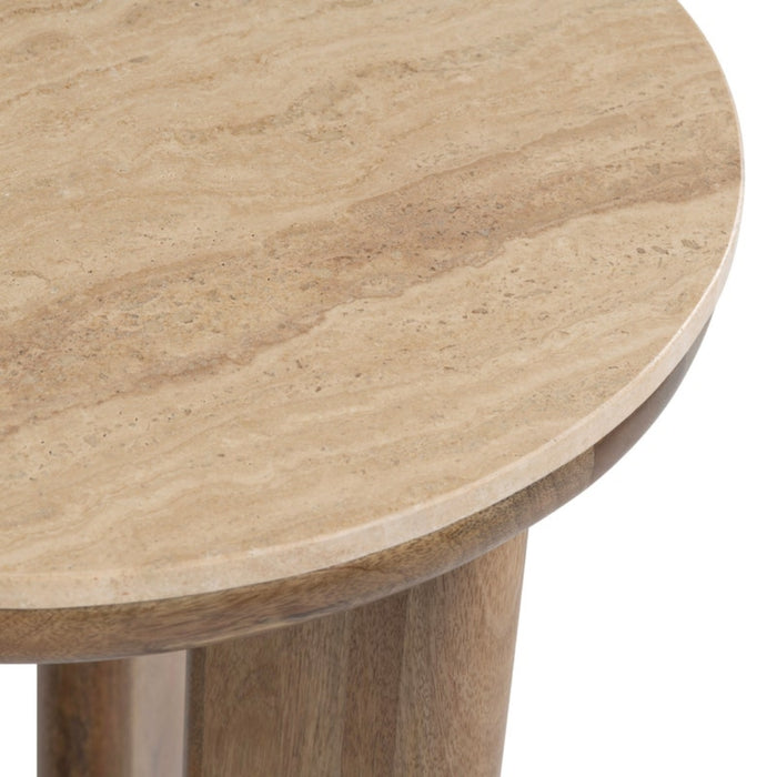 Mason Organic Round Accent Table