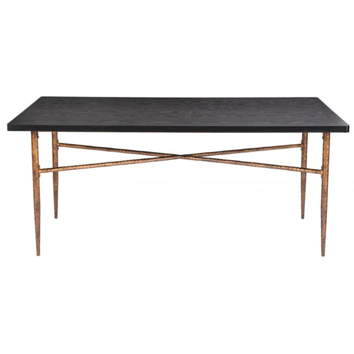 Modern Glam Black Dining Table